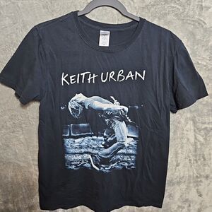 KEITH URBAN 2011 Sz M Get Closer World Tour Black 2 Sided Concert T Shirt